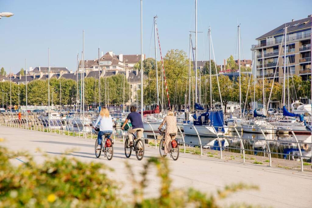 Appart avec jardin + SPA Nordique + proche c.ville Caen Extérieur photo