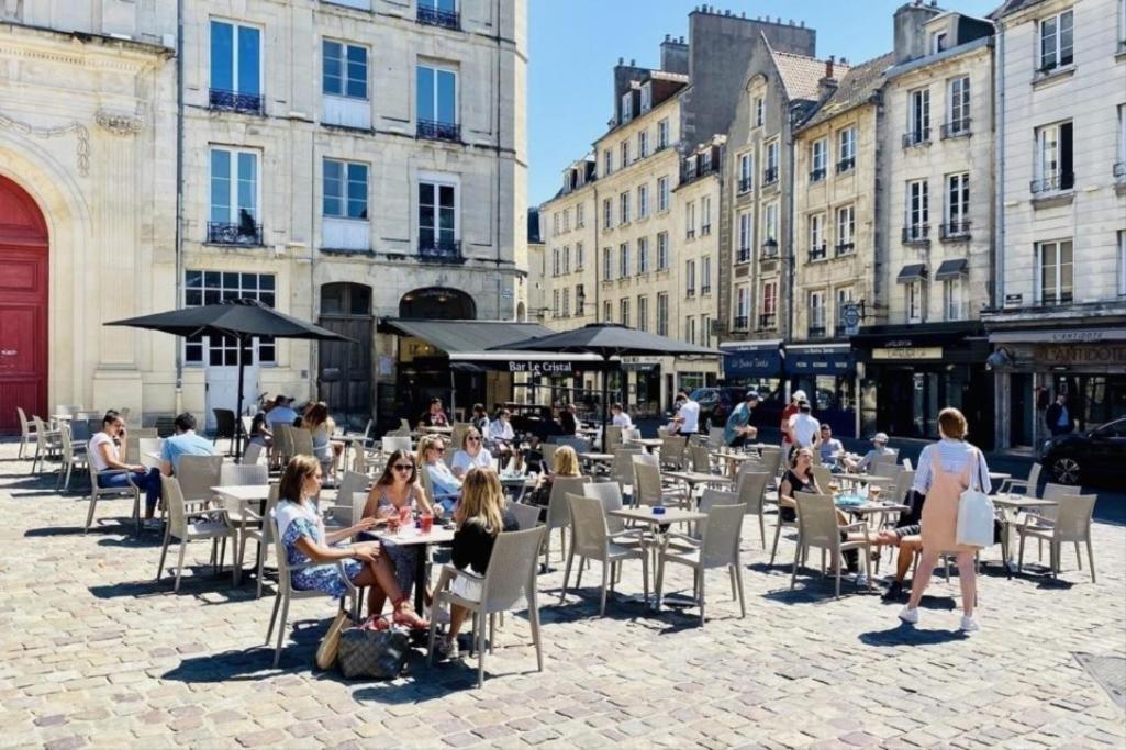 Appart avec jardin + SPA Nordique + proche c.ville Caen Extérieur photo